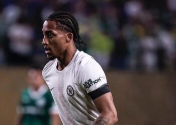 A manifestação de João Pedro após marcar 2 gols no Fluminense